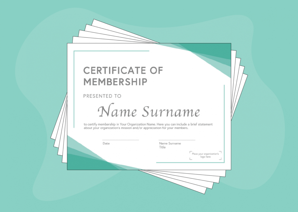 13 Membership Certificate Templates For Any Occasion (Free intended for New Member Certificate Template