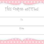 15 Sets Of Free Printable Love Coupons And Templates in Love Coupon Template For Word