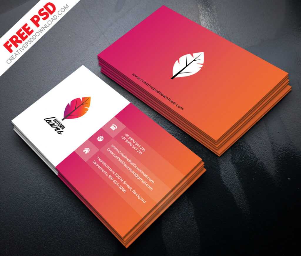 150+ Free Business Card Psd Templates with Professional Business Card Templates Free Download