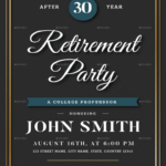 18+ Retirement Invitation Designs &amp; Templates - Psd, Ai intended for Retirement Flyer Template Free