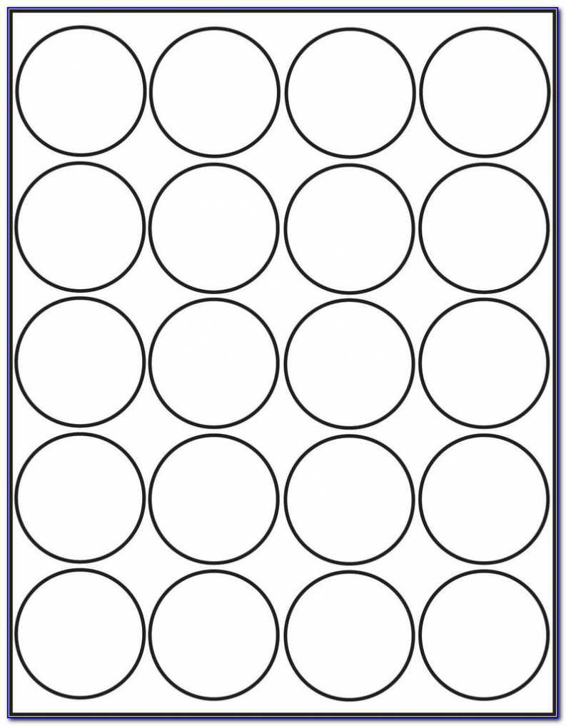 2 Inch Round Label Template 20 Per Sheet | Vincegray2014 intended for 2 Inch Round Label Template