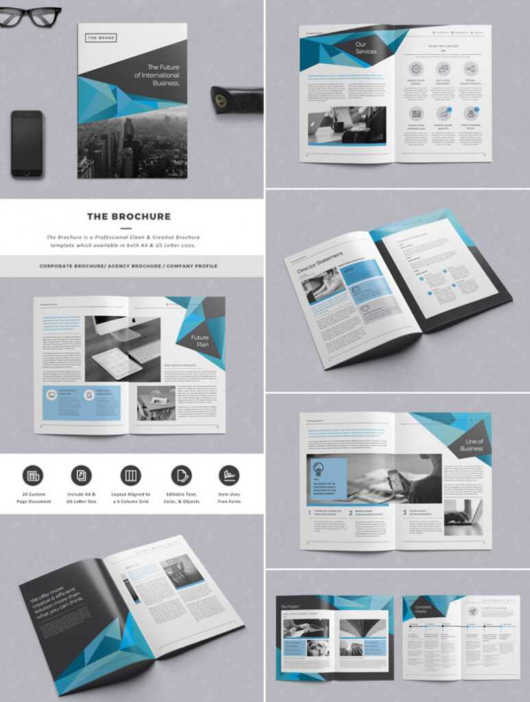20 Лучших Шаблонов Indesign Brochure - Для Творческого pertaining to Brochure Template Indesign Free Download