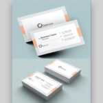20+ Double-Sided, Vertical Business Card Templates (Word, Or throughout 2 Sided Business Card Template Word