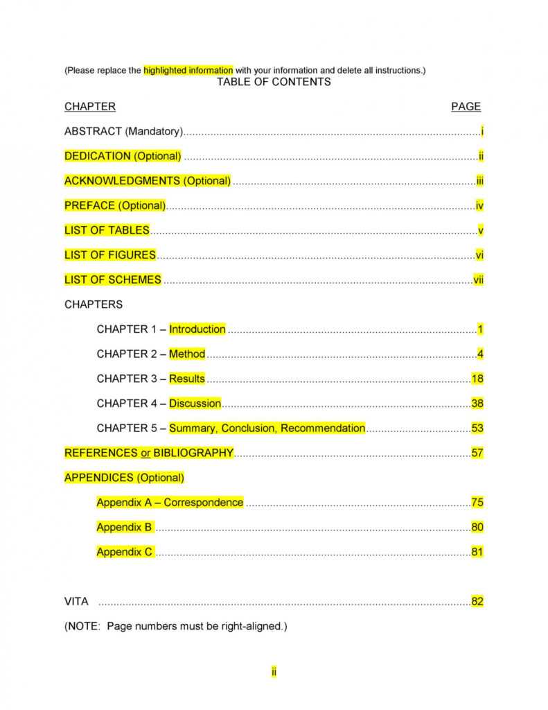 20 Table Of Contents Templates And Examples ᐅ Templatelab for Contents Page Word Template