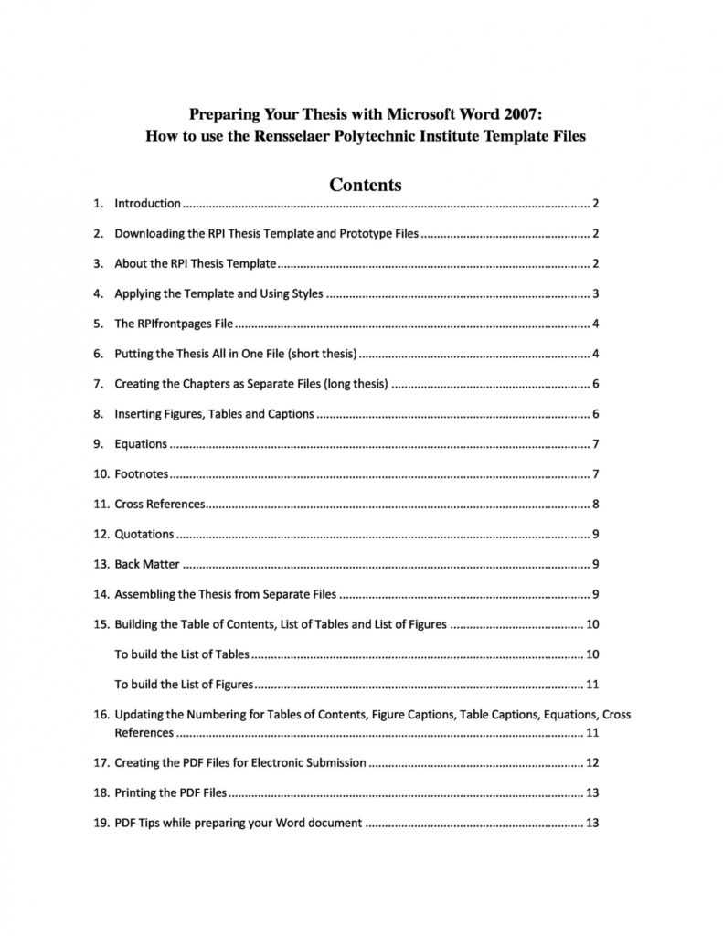 20 Table Of Contents Templates And Examples ᐅ Templatelab in Microsoft Word Table Of Contents Template