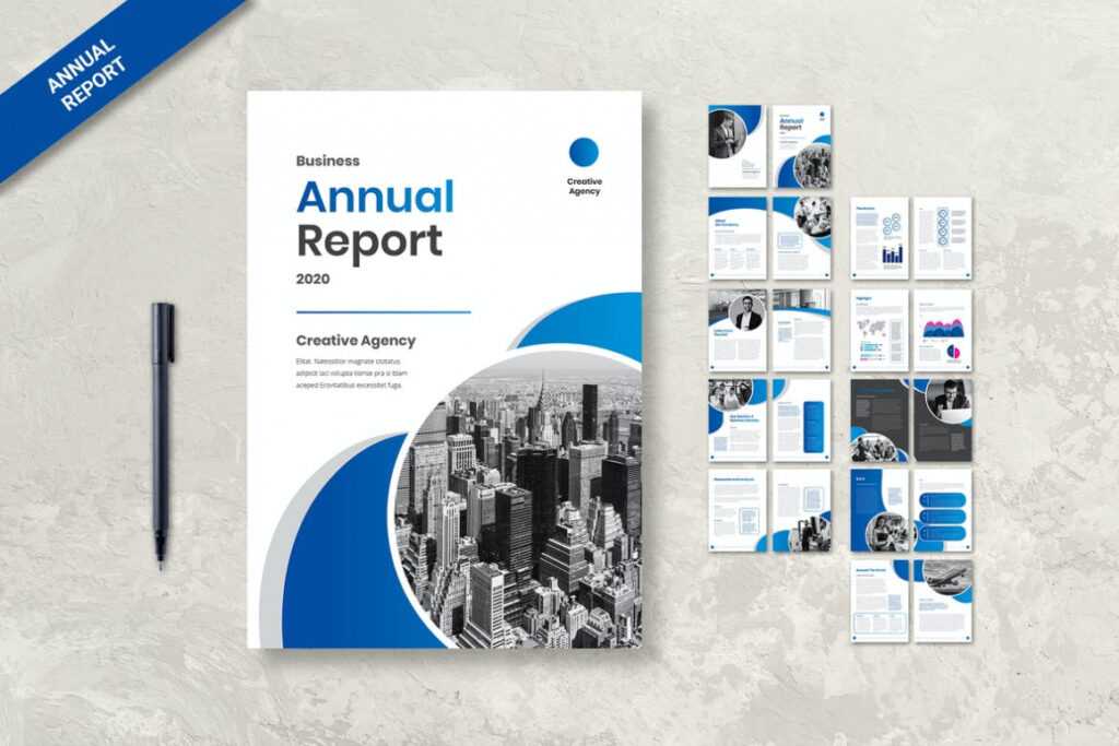 25+ Best Free Annual Report Template Designs 2021 - Theme Junkie with Annual Report Template Word Free Download