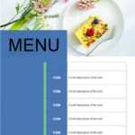 25 Best Free Restaurant Menu Templates For Ms Word &amp; Google intended for Free Restaurant Menu Templates For Word