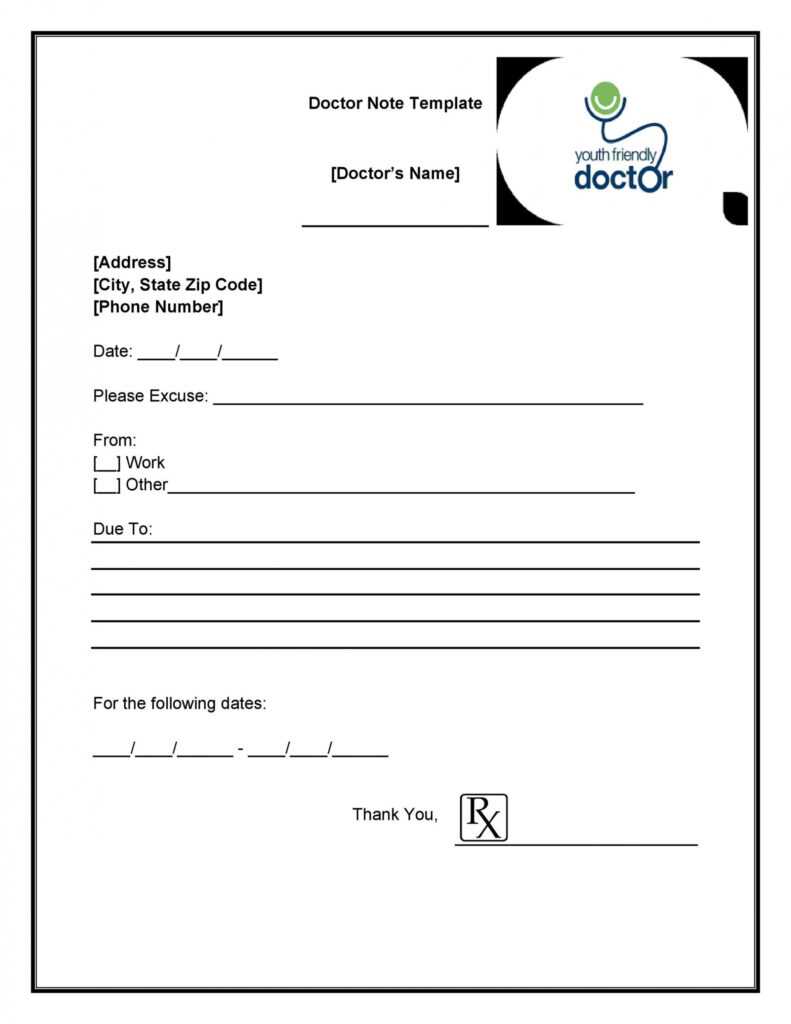 25+ Free Doctor Note / Excuse Templates ᐅ Templatelab with Free Fake Doctors Note Template Download
