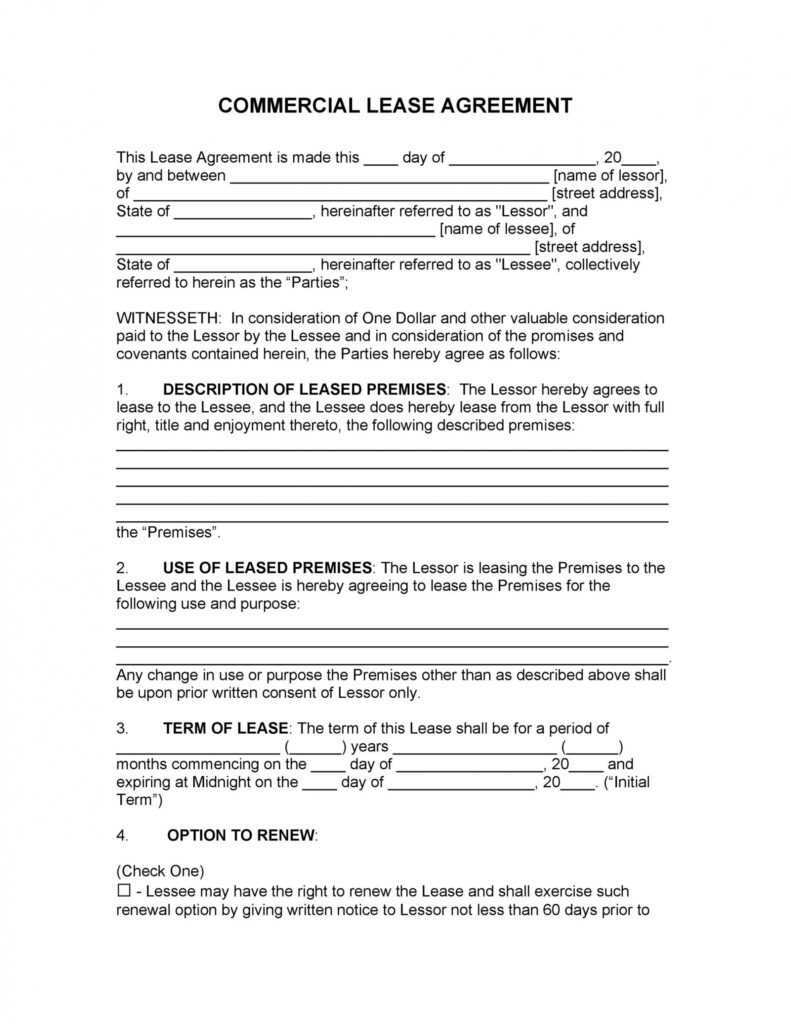 26 Free Commercial Lease Agreement Templates ᐅ Templatelab throughout Business Lease Agreement Template Free