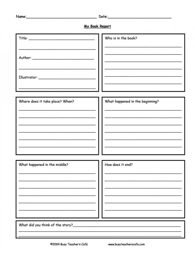 30 Book Report Templates &amp; Reading Worksheets intended for Book Report Template In Spanish