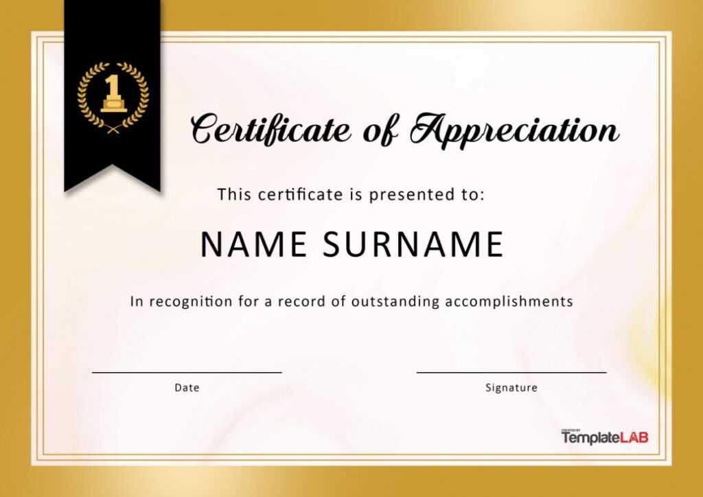 30 Free Certificate Of Appreciation Templates And Letters for In Appreciation Certificate Templates