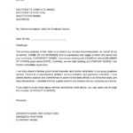 30 Free Letters Of Recommendation For Graduate School in Letter Of Recommendation For Graduate School Template
