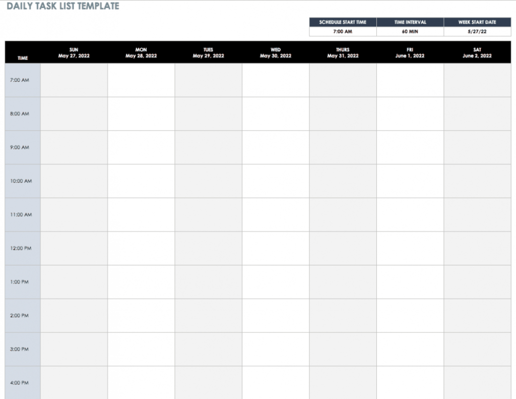 30+ Free Task And Checklist Templates | Smartsheet with regard to Daily Task List Template Word
