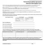 32 Free Child Support Agreement Templates (Pdf &amp; Ms Word) pertaining to Mutual Child Support Agreement Template