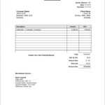 32 Free Invoice Templates In Microsoft Excel And Docx Formats in Tax Invoice Template Doc