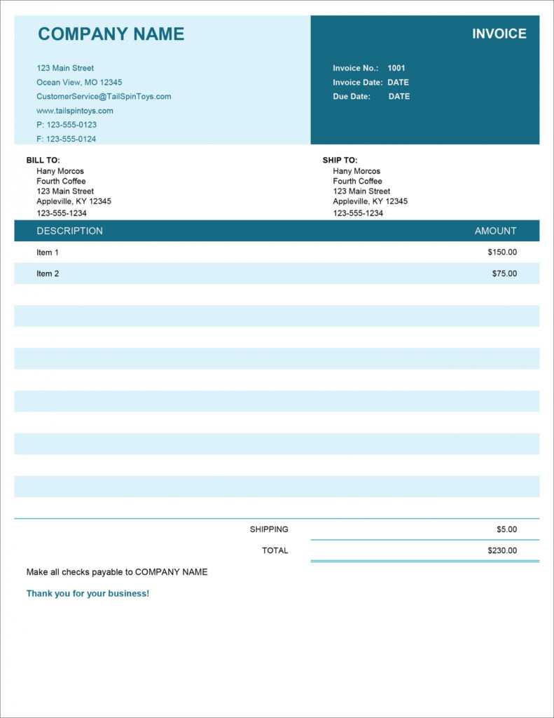 32 Free Invoice Templates In Microsoft Excel And Docx Formats intended for Microsoft Office Word Invoice Template