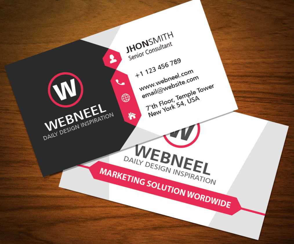 32 Modern Business Card Template Free Download with regard to Templates For Visiting Cards Free Downloads