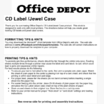 33 Office Depot Label Templates - Labels Database 2020 with regard to Office Depot Labels Template