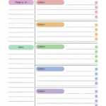 37 Printable Homework Planners (Only The Best) ᐅ Templatelab for Homework Agenda Template