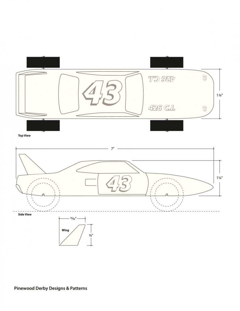 39 Awesome Pinewood Derby Car Designs &amp; Templates ᐅ Templatelab inside Blank Race Car Templates