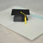 3D Graduation Cap Pop Up Card Template within Graduation Pop Up Card Template