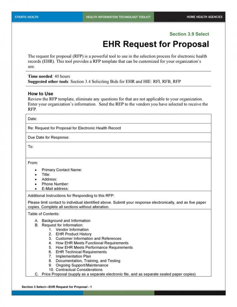 40+ Best Request For Proposal Templates &amp; Examples (Rpf with Request For Proposal Template Word
