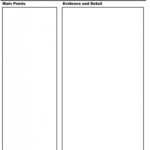 40 Free Cornell Note Templates (With Cornell Note Taking intended for Note Taking Word Template