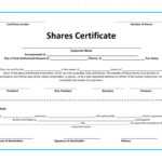 40+ Free Stock Certificate Templates (Word, Pdf) ᐅ Templatelab for Template Of Share Certificate