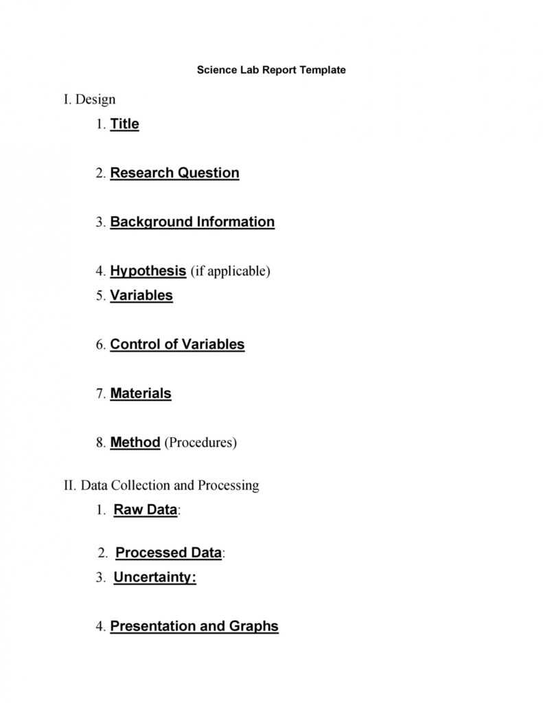 40 Lab Report Templates &amp; Format Examples ᐅ Templatelab for Lab Report Template Word