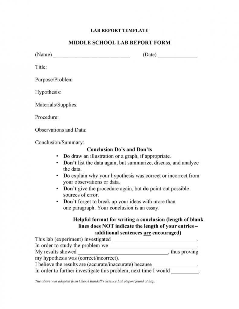 40 Lab Report Templates &amp; Format Examples ᐅ Templatelab inside Formal Lab Report Template