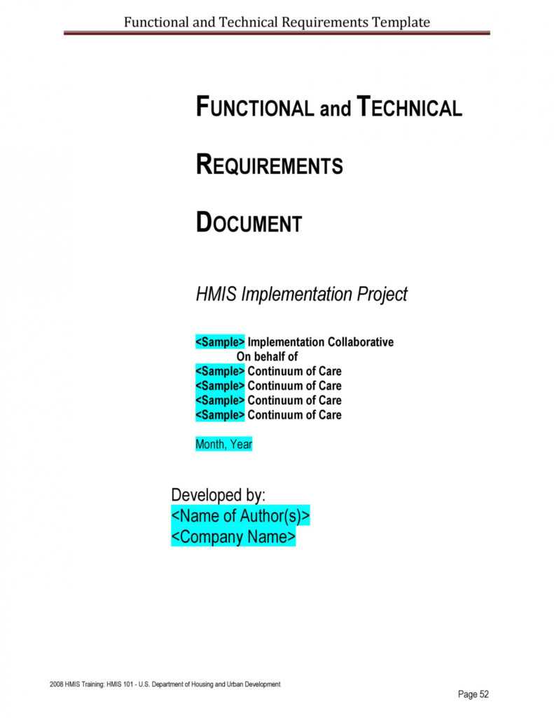 40+ Simple Business Requirements Document Templates ᐅ with Sample Business Requirement Document Template
