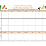 40+ Weekly Meal Planning Templates ᐅ Templatelab in Weekly Meal Planner Template Word