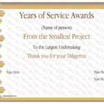 50 Amazing Award Certificate Templates ᐅ Templatelab for Long Service Certificate Template Sample