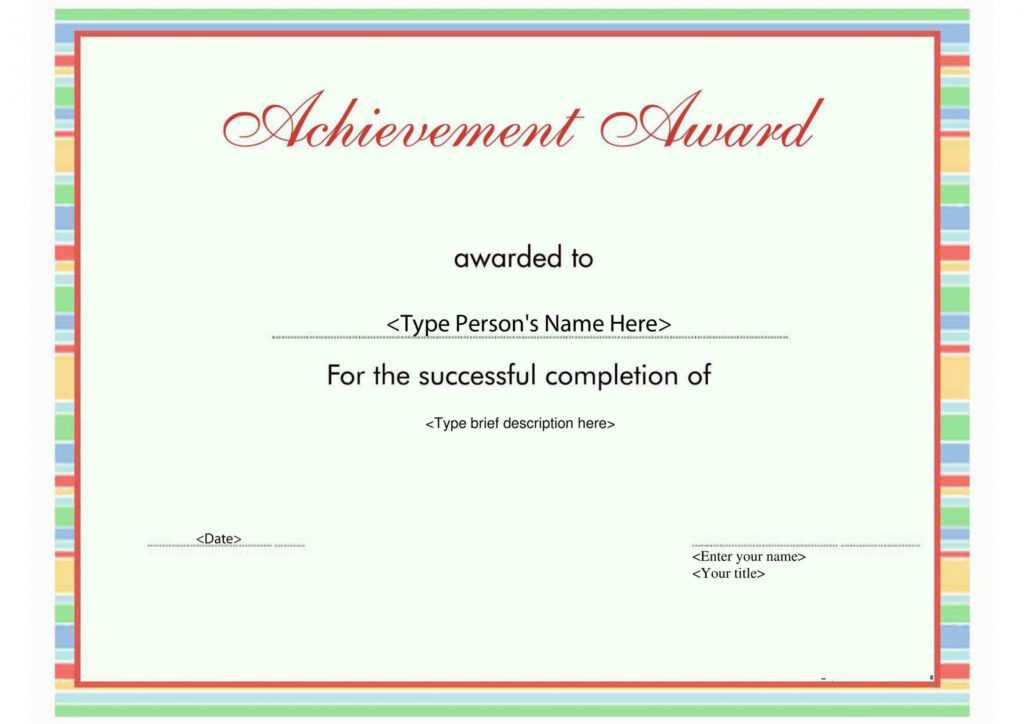 50 Amazing Award Certificate Templates ᐅ Templatelab intended for Sample Award Certificates Templates