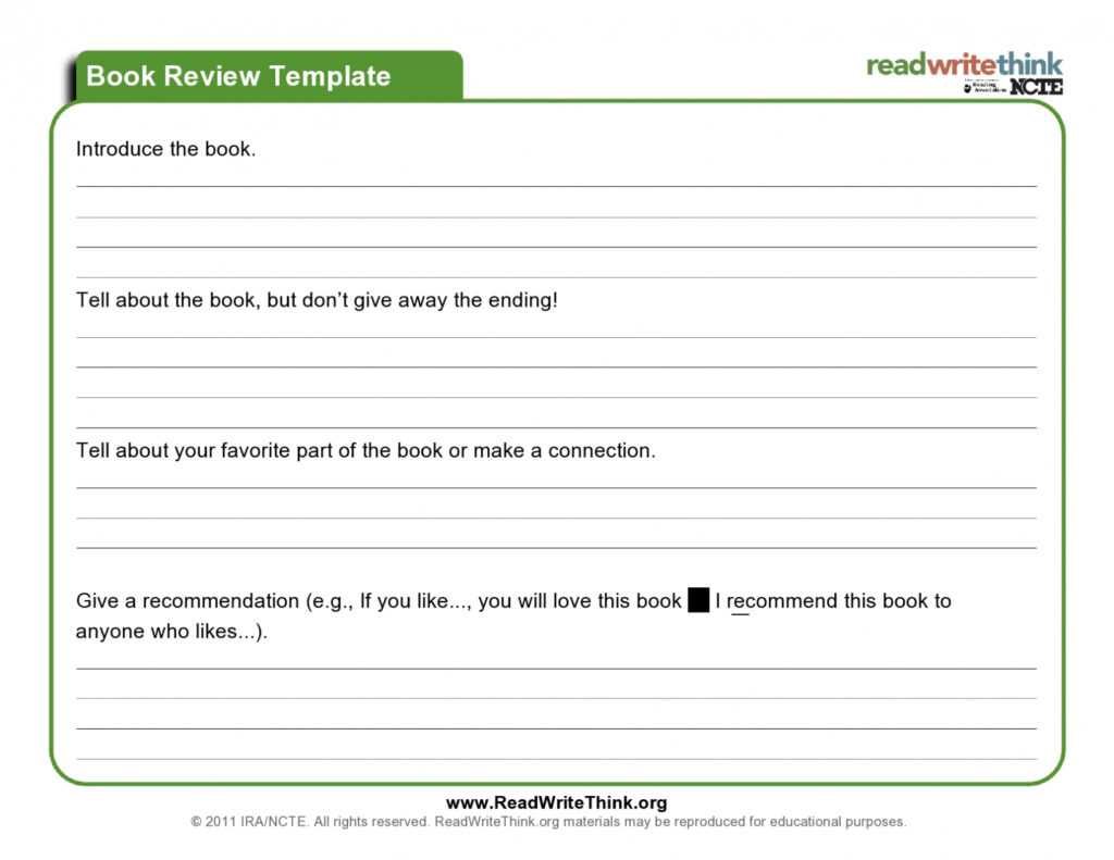 50 Best Book Review Templates (Kids, Middle School Etc.) ᐅ in Book Report Template Middle School