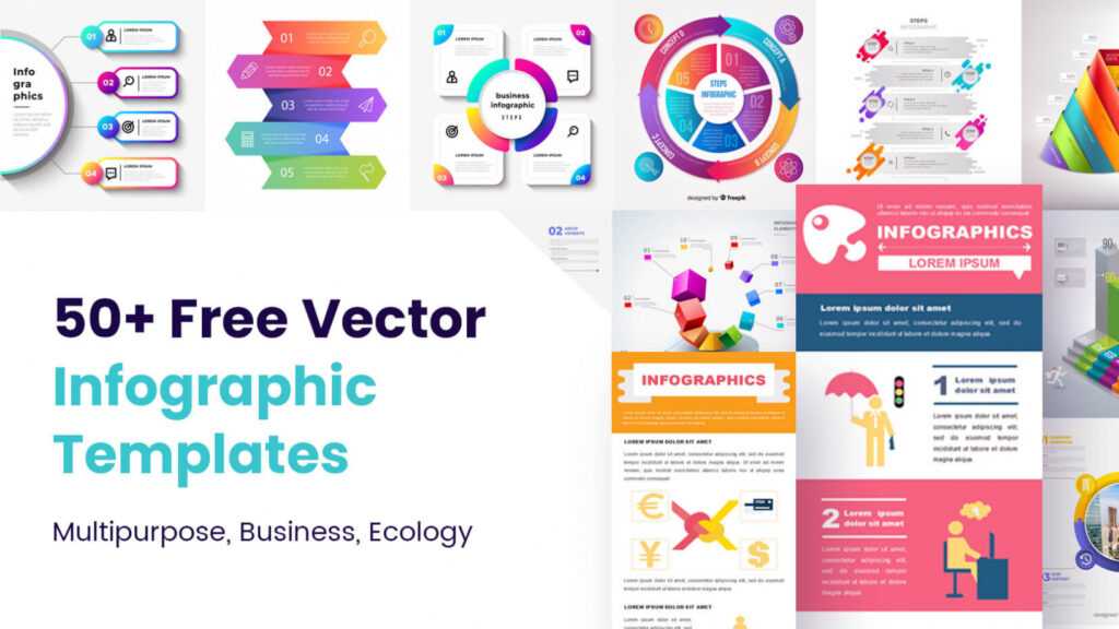 50+ Free Vector Infographic Templates: Multipurpose within Infograph Template