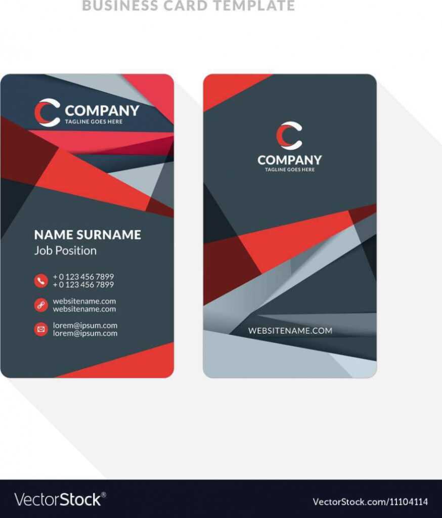 54 The Best Double Sided Business Card Template Illustrator with Double Sided Business Card Template Illustrator