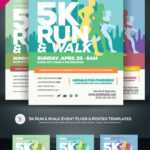5K Run-&amp;-Walk Event Flyer &amp; Poster Corporate Identity Template for 5K Flyer Template