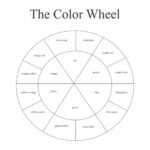 6 Best Color Wheel Printable For Students - Printablee within Blank Color Wheel Template