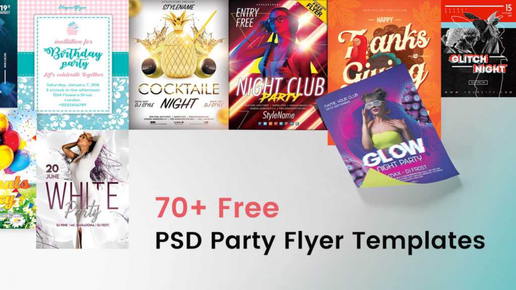 70+ Free Psd Party Flyer Templates To Attract More People throughout Birthday Party Flyer Templates Free