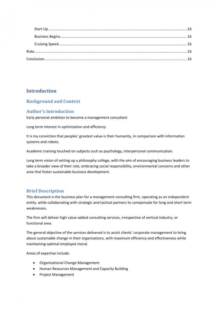 8+ Business Consulting Business Plan Examples - Pdf, Docs inside Business Plan Template For Consulting Firm