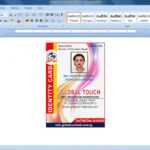 Advance Id Card Design In Ms Word 2018 with regard to Id Card Template For Microsoft Word