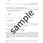 Agreement Creating A Sole And Exclusive Mandate inside Sole Mandate Agreement Template