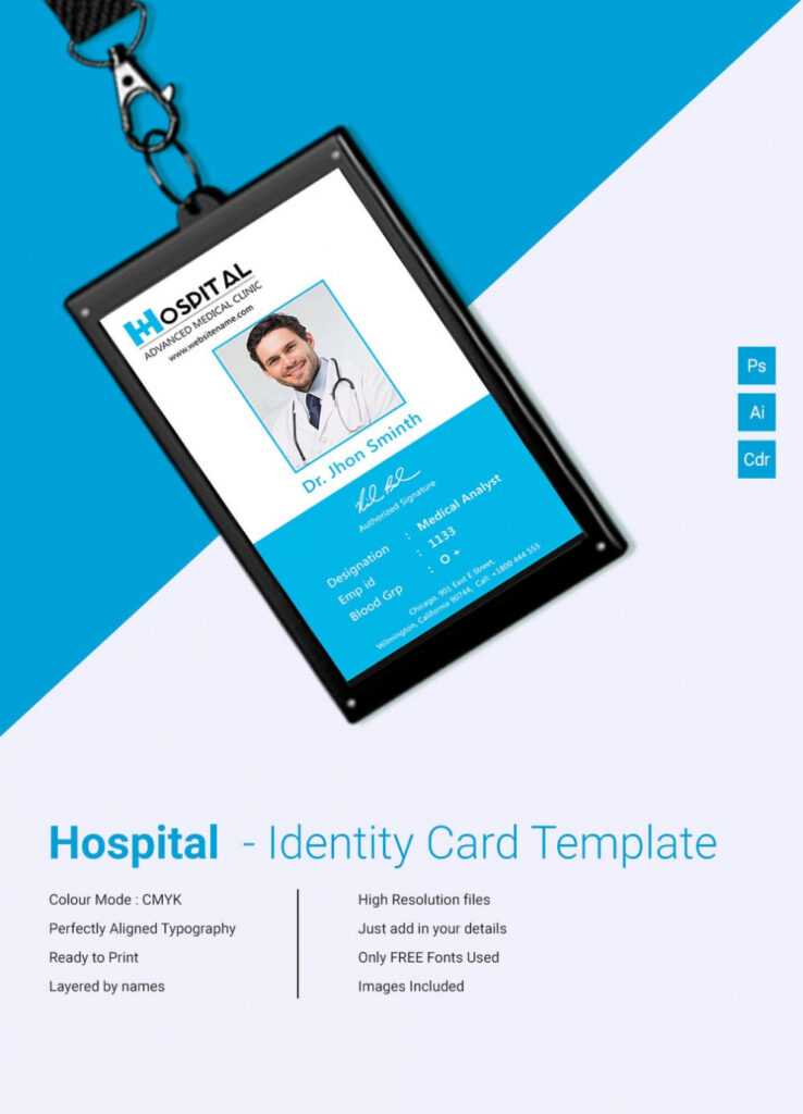 Amazing Hospital Identity Card Template Download | Free with regard to Hospital Id Card Template