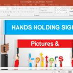 Animated Signboards Powerpoint Template in Powerpoint Replace Template