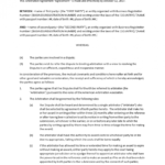 Arbitration Or Mediation Agreement | Templates At intended for Family Mediation Agreement Template
