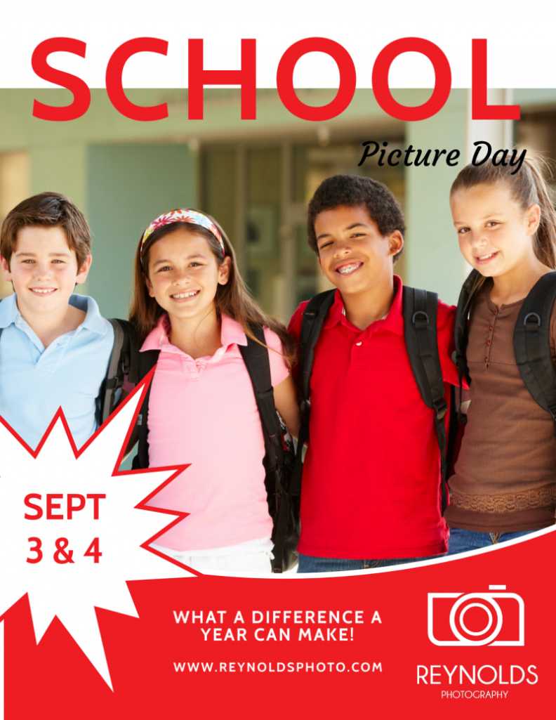 Back To School Picture Day Flyer Template | Mycreativeshop within Picture Day Flyer Template