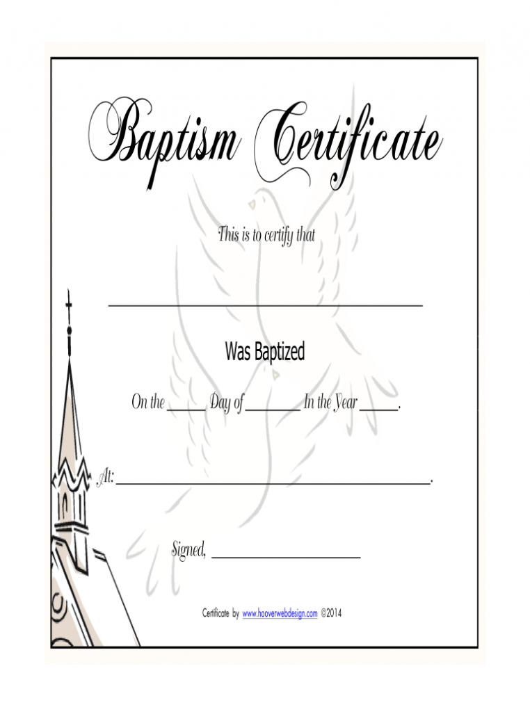 Baptism Certificate Pdf - Fill Out And Sign Printable Pdf Template | Signnow throughout Baptism Certificate Template Word