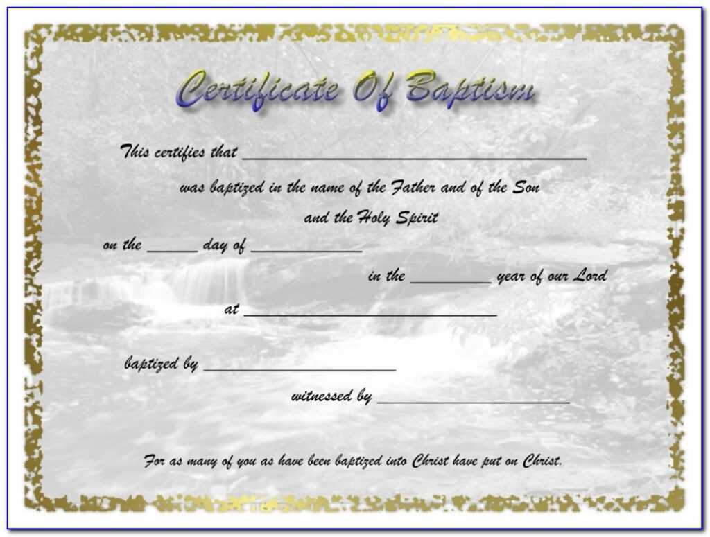 Baptism Certificates Samples | Vincegray2014 in Baptism Certificate Template Word