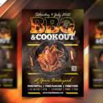 Bbq Party Flyer Template Psd | Psdfreebies for Free Bbq Flyer Template